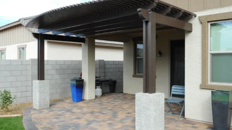 patio cover attached to home